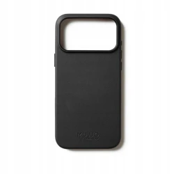 Mujjo case etui skórzane plecki obudowa iPhone 17 Pro Max MagSafe (black)
