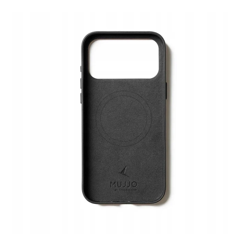 Mujjo Leather Case - etui skórzane do iPhone 17 Pro Max kompatybilne z MagSafe (black)