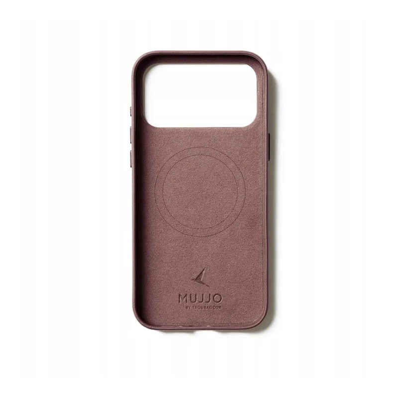Mujjo Leather Case - etui skórzane do iPhone 17 Pro Max kompatybilne z MagSafe (bronze red)