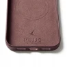 Mujjo case etui skórzane plecki obudowa iPhone 17 Pro Max MagSafe (bronze red)