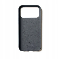 Mujjo case etui skórzane plecki obudowa iPhone 17 Pro Max MagSafe (basalt)