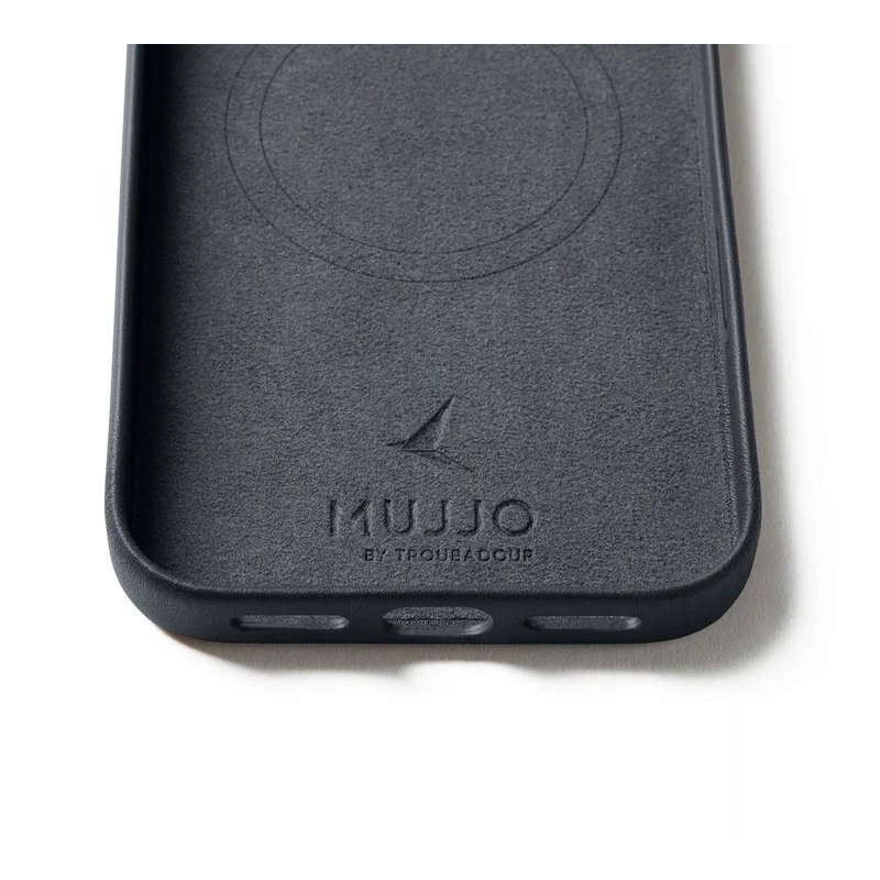 Mujjo Leather Case - etui skórzane do iPhone 17 Pro Max kompatybilne z MagSafe (basalt)