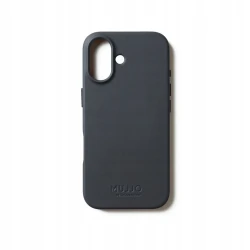 Mujjo case etui skórzane plecki mocna obudowa iPhone 17 MagSafe (basalt)