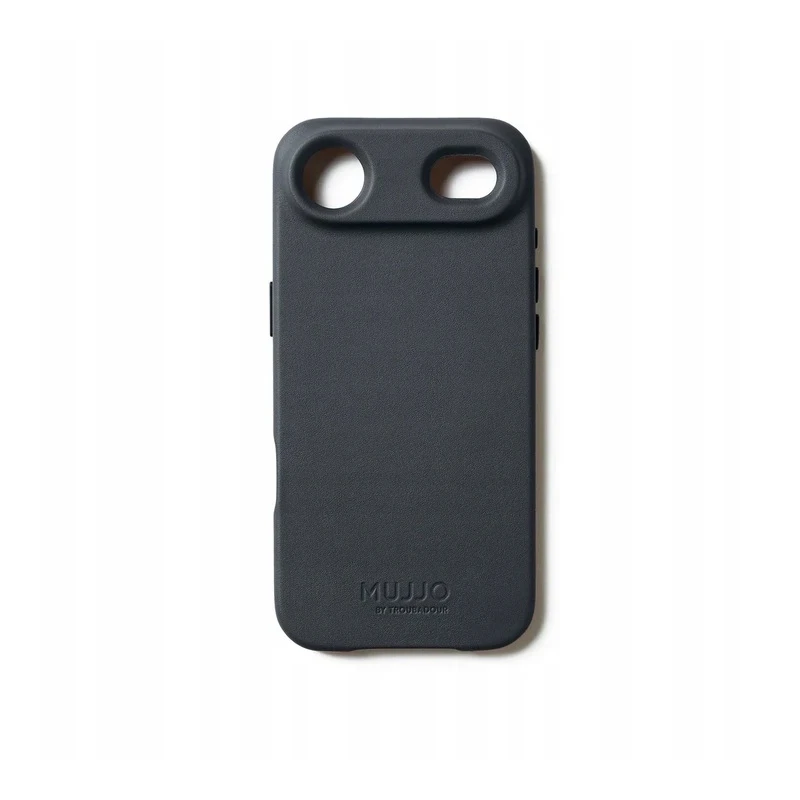 Mujjo Leather Case - etui skórzane do iPhone 17 Air kompatybilne z MagSafe (basalt)