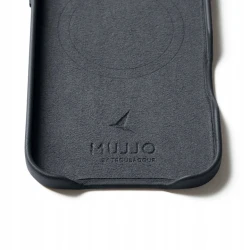 Mujjo case etui skórzane plecki mocna obudowa iPhone 17 Air MagSafe basalt