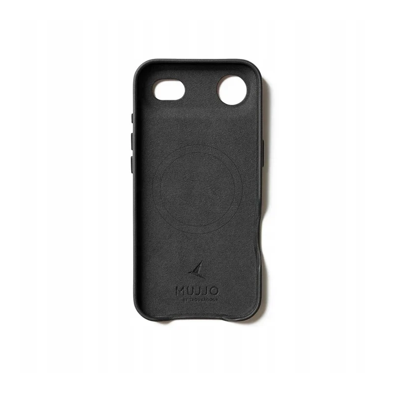 Mujjo Leather Case - etui skórzane do iPhone 17 Air kompatybilne z MagSafe (black)