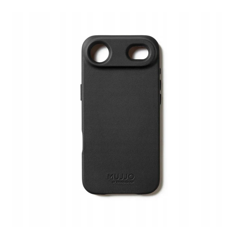 Mujjo Leather Case - etui skórzane do iPhone 17 Air kompatybilne z MagSafe (black)