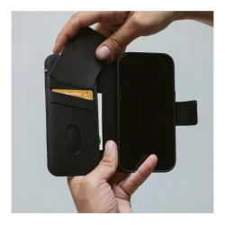 Decoded pokrowiec case dwuczęściowe etui z klapką iPhone 17 MagSafe skóra (chocolat brown)