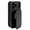 Decoded case dwuczęściowe etui z klapką iPhone 17 Pro MagSafe skóra (black)