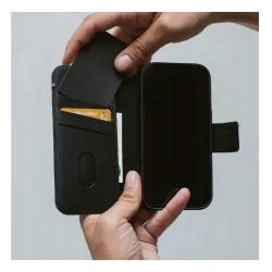 Decoded case dwuczęściowe etui z klapką iPhone 17 Pro MagSafe skóra (solid clay)