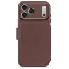 Decoded case dwuczęściowe etui z klapką iPhone 17 Pro MagSafe skóra (chocolat brown)