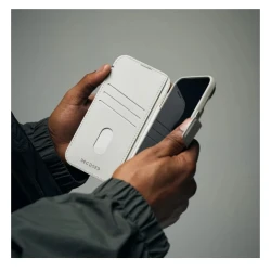 Decoded case dwuczęściowe etui z klapką iPhone 17 Air MagSafe skóra (black)