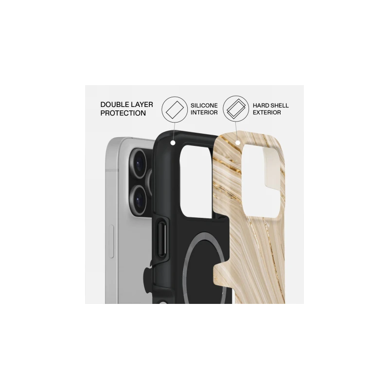 Burga Tough Magsafe - etui ochronne do iPhone 17 Pro kompatybilne z MagSafe (full glam)