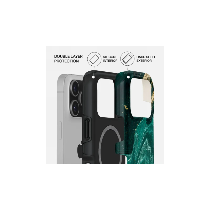 Burga Tough Magsafe - etui ochronne do iPhone 17 Pro kompatybilne z MagSafe (emerald pool)