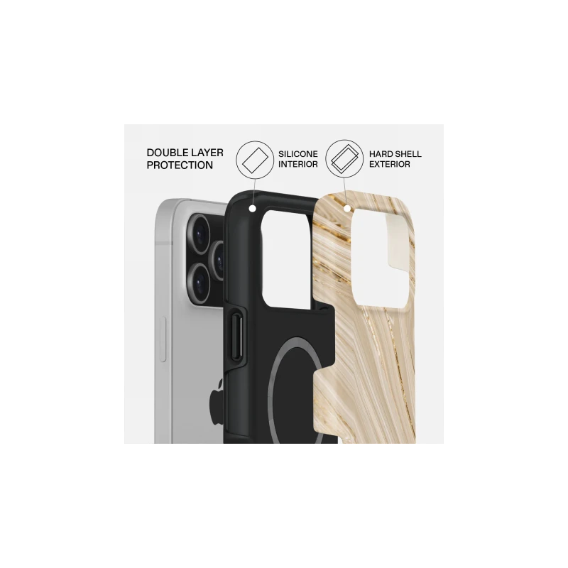 Burga Tough Magsafe - etui ochronne do iPhone 17 Pro Max kompatybilne z MagSafe (full glam)