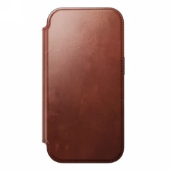 NOMAD pokrowiec case etui z klapką iPhone 17 Pro MagSafe skóra Horween (olde dublin)