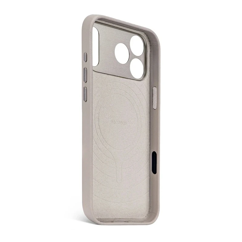Decoded case etui skórzane plecki mocna obudowa iPhone 17 Pro Max MagSafe (solid clay)