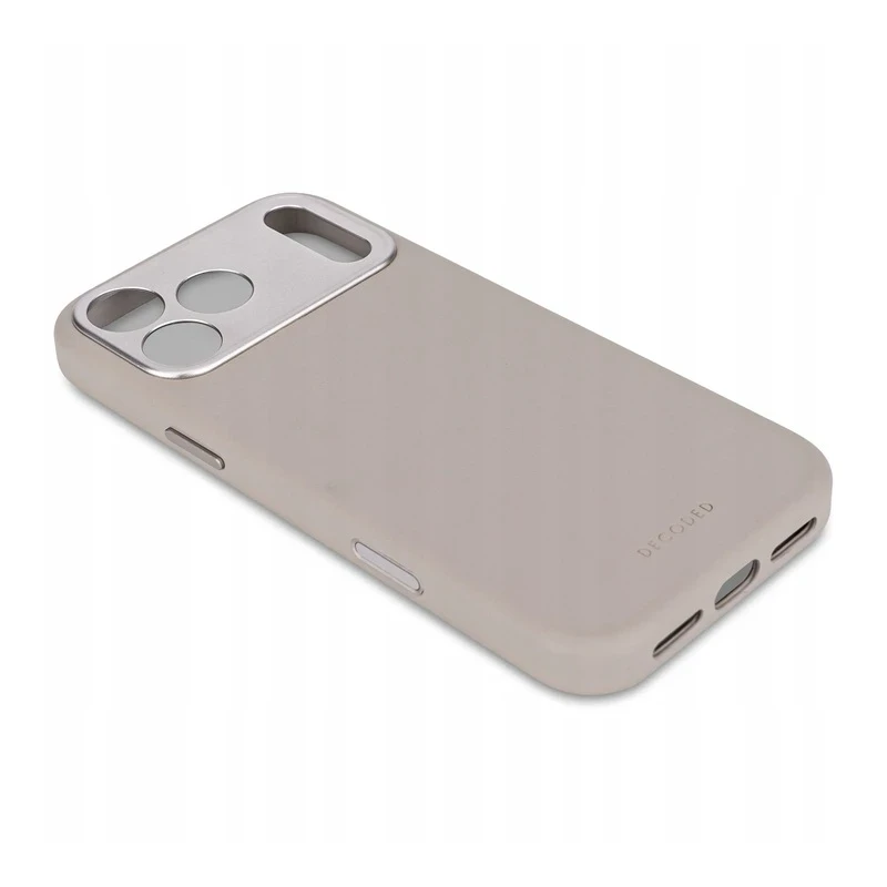 Decoded case etui skórzane plecki mocna obudowa iPhone 17 Pro Max MagSafe (solid clay)