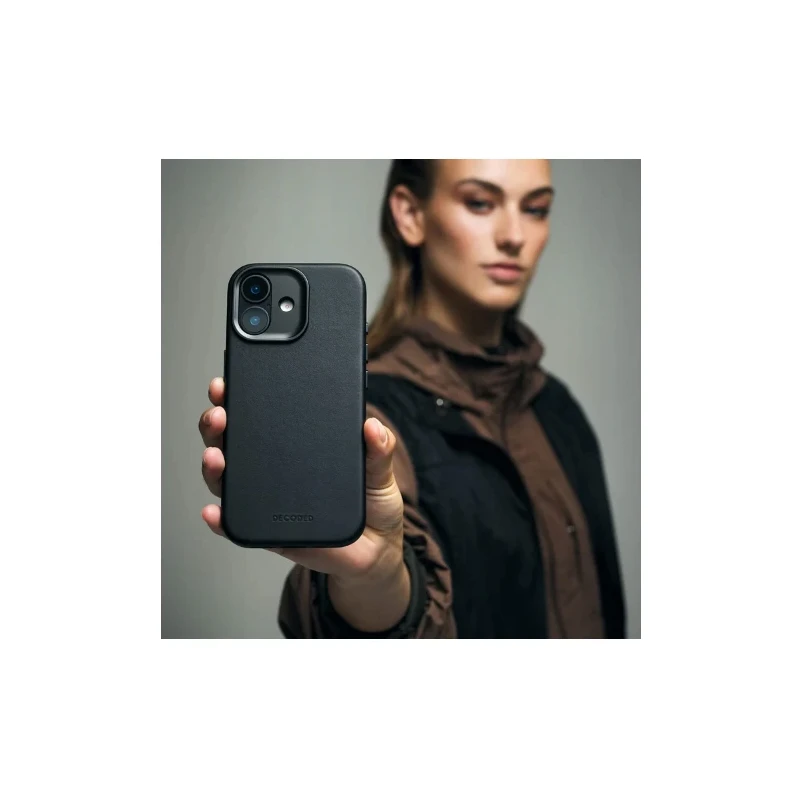 Decoded case etui skórzane plecki mocna obudowa iPhone 17 Pro Max MagSafe (solid clay)