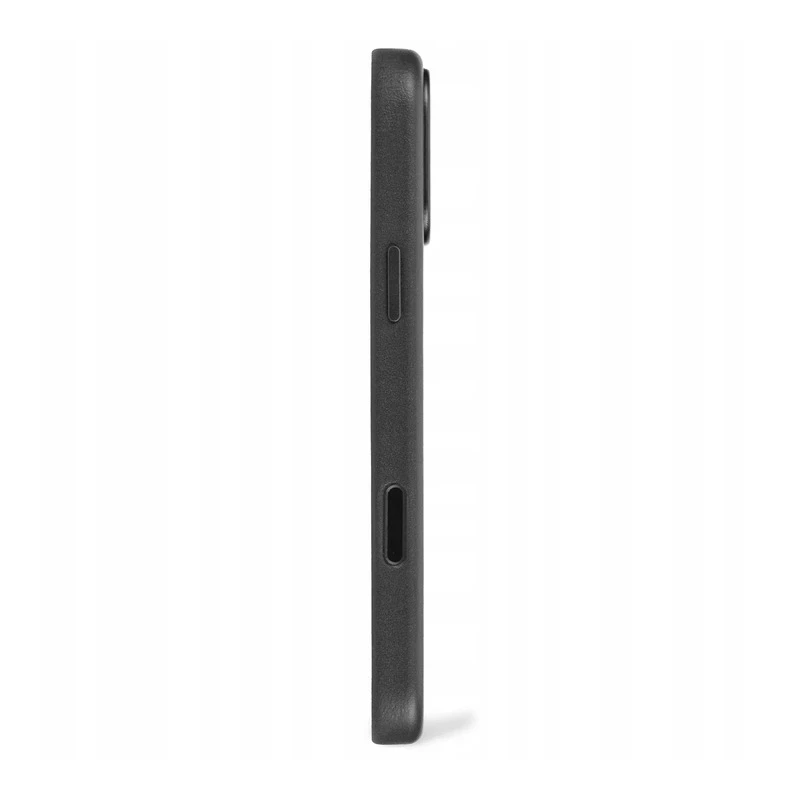 Decoded case etui skórzane plecki mocna obudowa iPhone 17 Pro Max MagSafe (black)