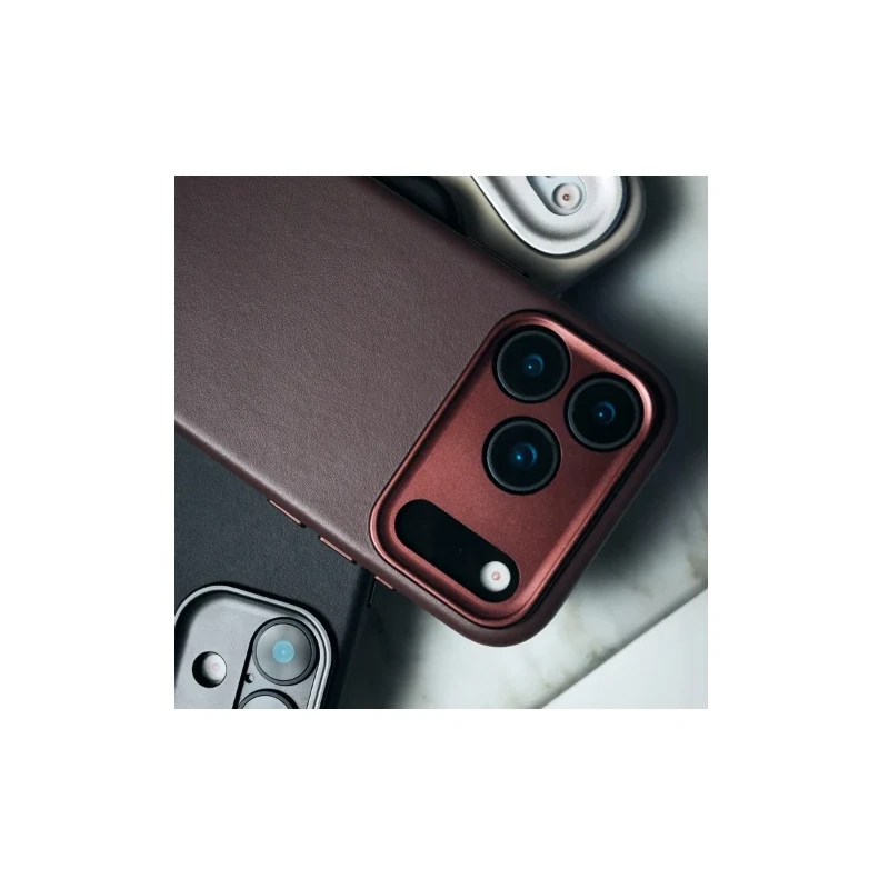 Decoded case etui skórzane plecki mocna obudowa iPhone 17 Pro Max MagSafe (black)