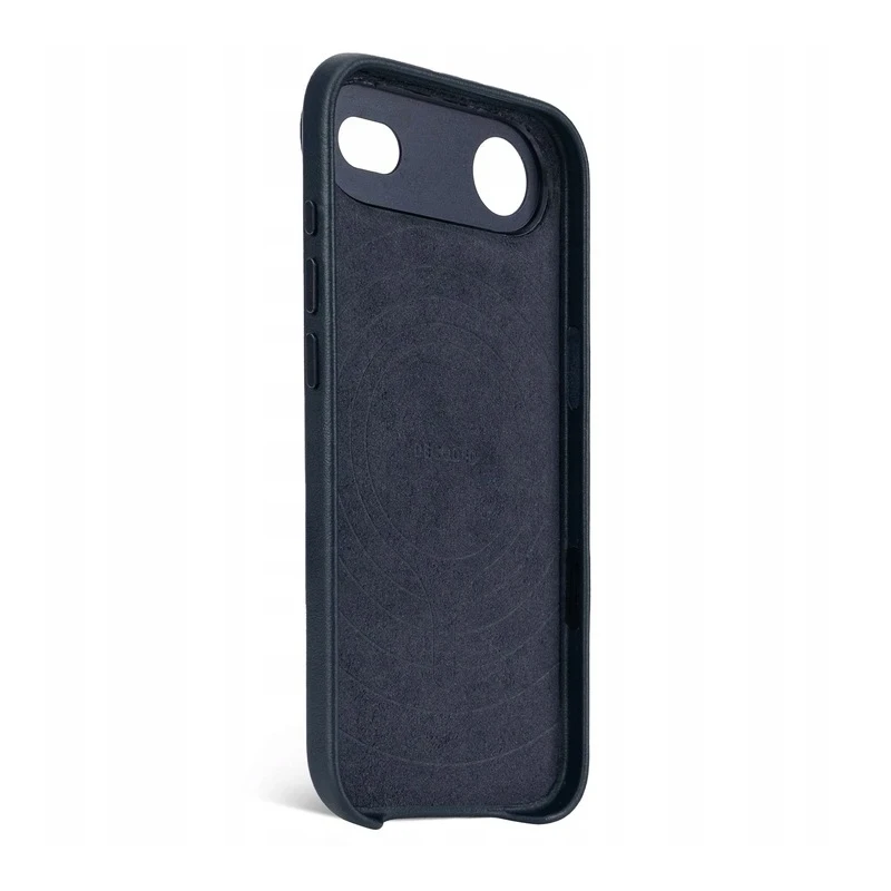 Decoded case etui skórzane plecki mocna obudowa iPhone 17 Air MagSafe navy (navy shadow)