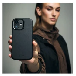 Decoded case etui skórzane plecki mocna obudowa iPhone 17 Air MagSafe navy (navy shadow)