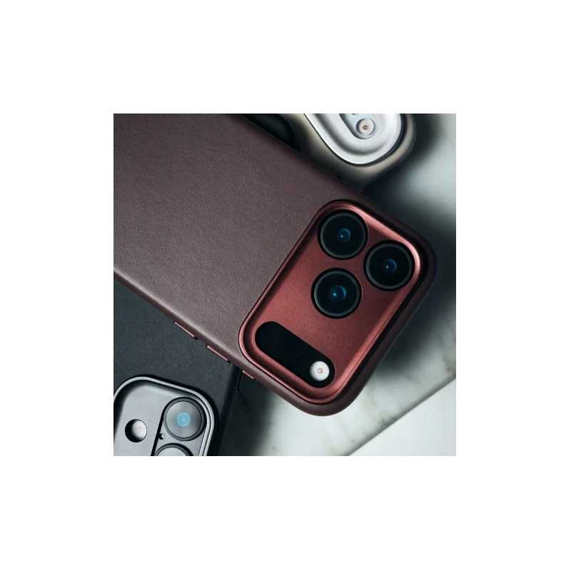 Decoded case etui skórzane plecki mocna obudowa iPhone 17 Air MagSafe navy (navy shadow)