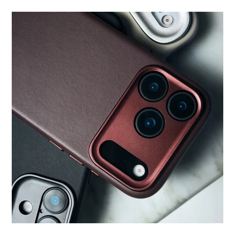 Decoded case etui skórzane plecki mocna obudowa iPhone 17 Air MagSafe (chocolate brown)