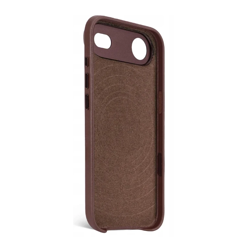Decoded case etui skórzane plecki mocna obudowa iPhone 17 Air MagSafe (chocolate brown)