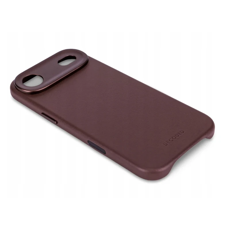 Decoded case etui skórzane plecki mocna obudowa iPhone 17 Air MagSafe (chocolate brown)
