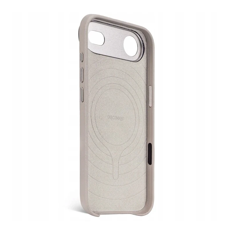 Decoded case etui skórzane plecki mocna obudowa iPhone 17 Air MagSafe (solid clay)