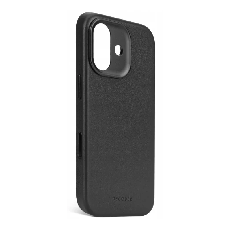 Decoded case etui skórzane plecki mocna obudowa iPhone 17 MagSafe (black)