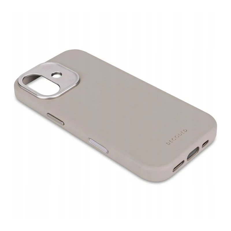 Decoded case etui skórzane plecki mocna obudowa iPhone 17 MagSafe (solid clay)