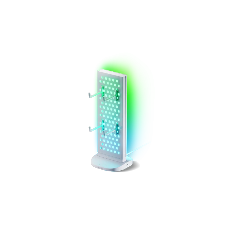 Nanoleaf Pegboard Desk Dock - podświetlana stacja dokująca do urządzeń peryferyjnych (white)