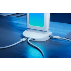 Nanoleaf Pegboard Desk Dock - podświetlana stacja dokująca do urządzeń peryferyjnych (white)