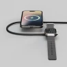 ZENS Charging Cable Pro 2 - bezprzewodowy kabel ładujący Qi2 o mocy 15W z USB-C do iPhone i Apple Watch (czarny)