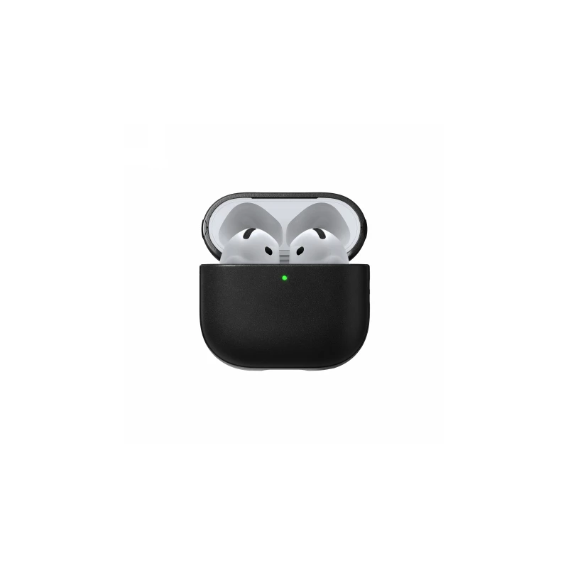 NOMAD Modern Leather Case - skórzane etui do Apple AirPods 4 (black)