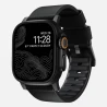 NOMAD Active Band Pro - wodoodporny skórzany pasek do Apple Watch 46mm/49mm (black active leather, black hardware)