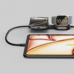 ZENS Charging Cable USB C-C Pro 3 - bezprzewodowy magnetyczny kabel USB-C–USB-C Qi2 15 W, z możliwością ładowania 3 urządzeń jed