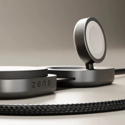 ZENS Charging Cable USB C-C Pro 3 - bezprzewodowy magnetyczny kabel USB-C–USB-C Qi2 15 W, z możliwością ładowania 3 urządzeń jed