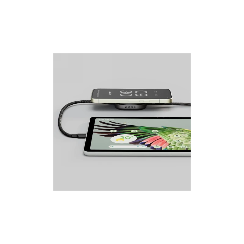 ZENS Charging Cable magnetyczny kabel ładowarka MagSafe 2w1 USB-C Qi2 140W