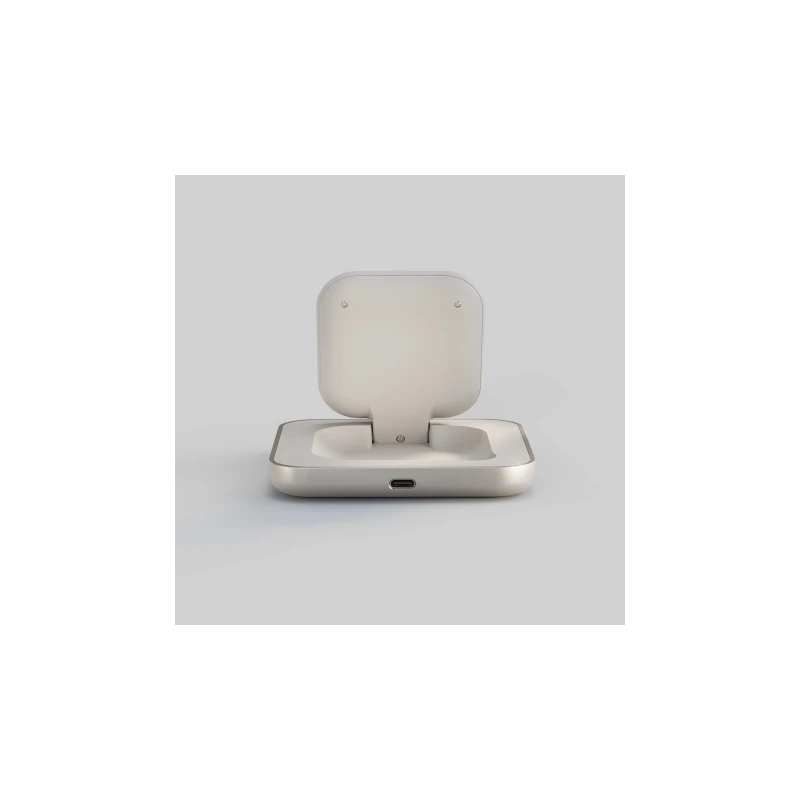 Zens Magnetic Nightstand Charger - magnetyczna ładowarka Qi2 15W biała