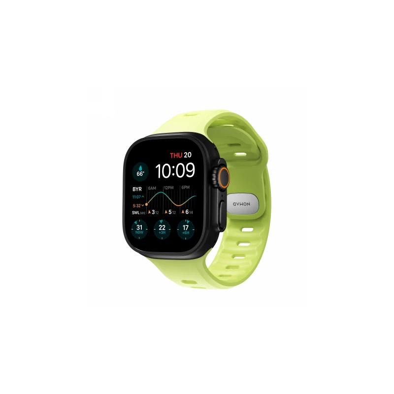 NOMAD Tempo Band - pasek do Apple Watch 49mm z FKM (lumen)