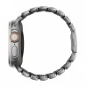 NOMAD Stratos Band - tytanowa bransoleta do Apple Watch 49mm z FKM (natural titanium, black FKM)