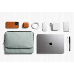 Bellroy Laptop Caddy etui na laptop 14" z kieszeniami na akcesoria mobilne (eucalyptus)