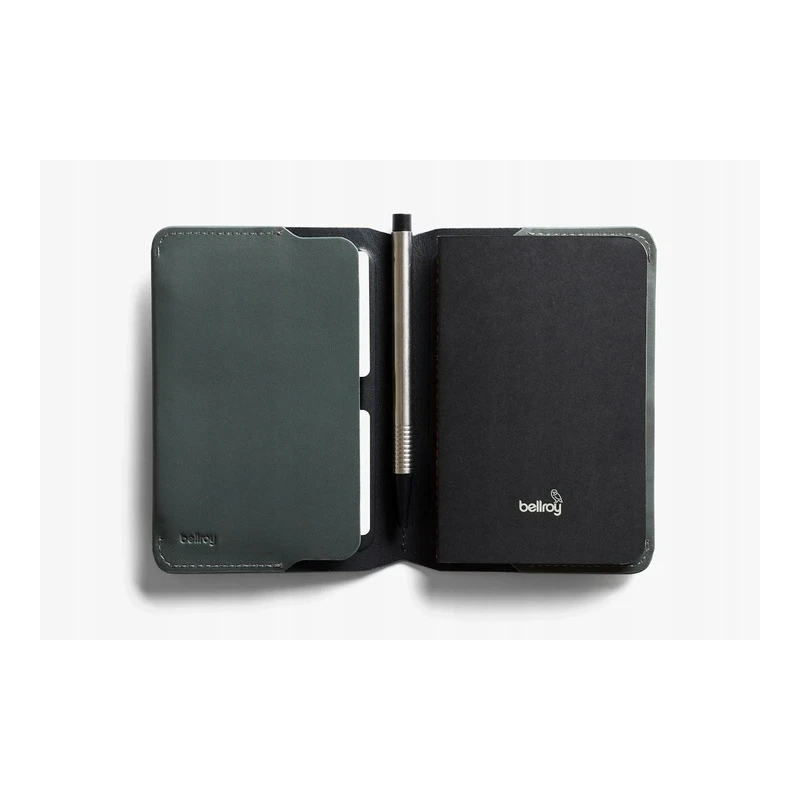 Bellroy Notebook Cover - okładka na notes z notesem w zestawie (everglade)