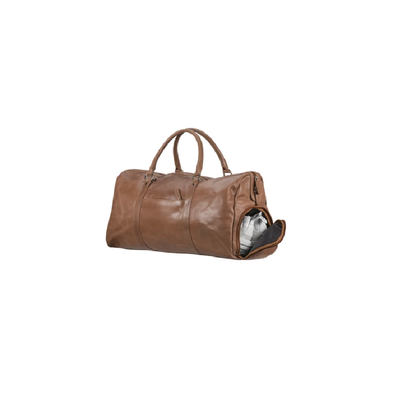 dbramante1928 Kalundborg Sport Weekender Bag - skórzana torba podróżna 15" (tan)
