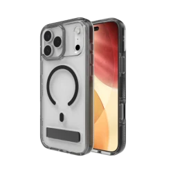 ZAGG Santa Cruz Snap KS - etui z podstawką do iPhone 17 Pro Max kompatybilne z MagSafe (jet black)