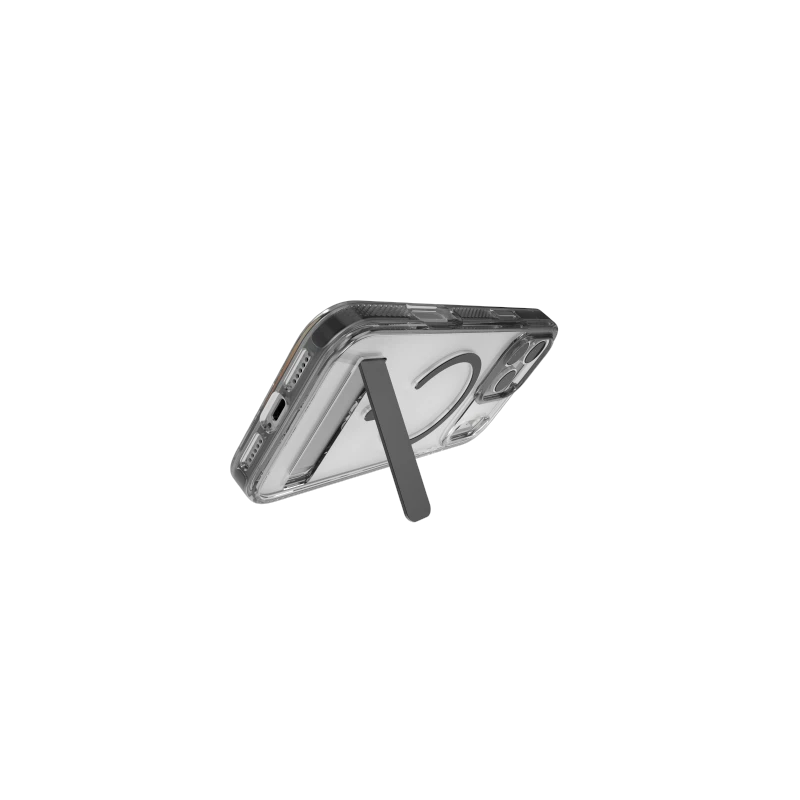 ZAGG Santa Cruz Snap KS - etui z podstawką do iPhone 17 Pro Max kompatybilne z MagSafe (jet black)